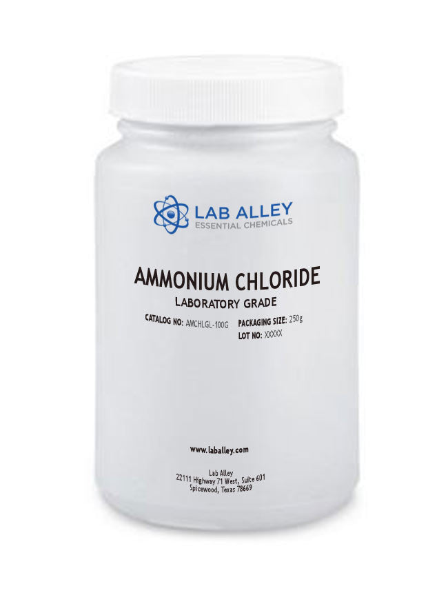 Ammonium Chloride, High Purity, 1lb. (16 oz.).