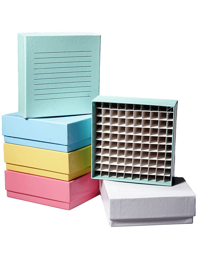 Cardboard Freezer Storage Boxes with Dividers.