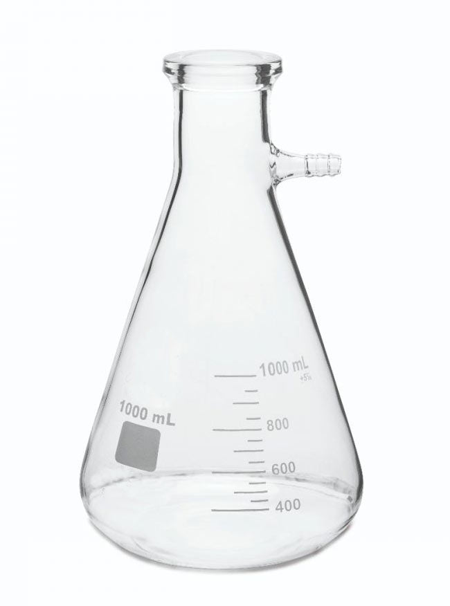 Borosilicate Glass Erlenmeyer Flask, 3000 ml, 600 ml Graduations