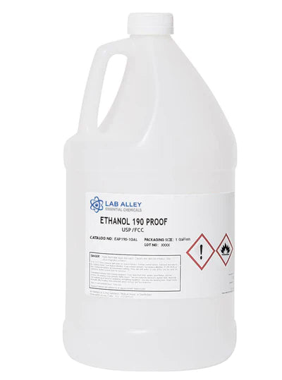 Ethanol 190 Proof (95%) Non-Denatured Alcohol, USP Grade