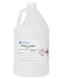 Ethanol 140 Proof (70%) Non-Denatured Alcohol, USP/FCC Food Grade, Kosher, 500mL