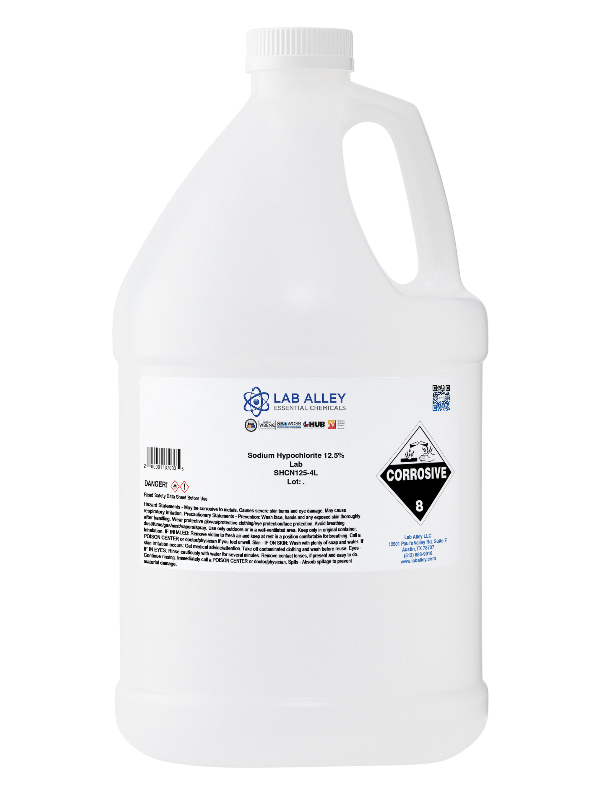 Sodium Hypochlorite 12.5% Solution