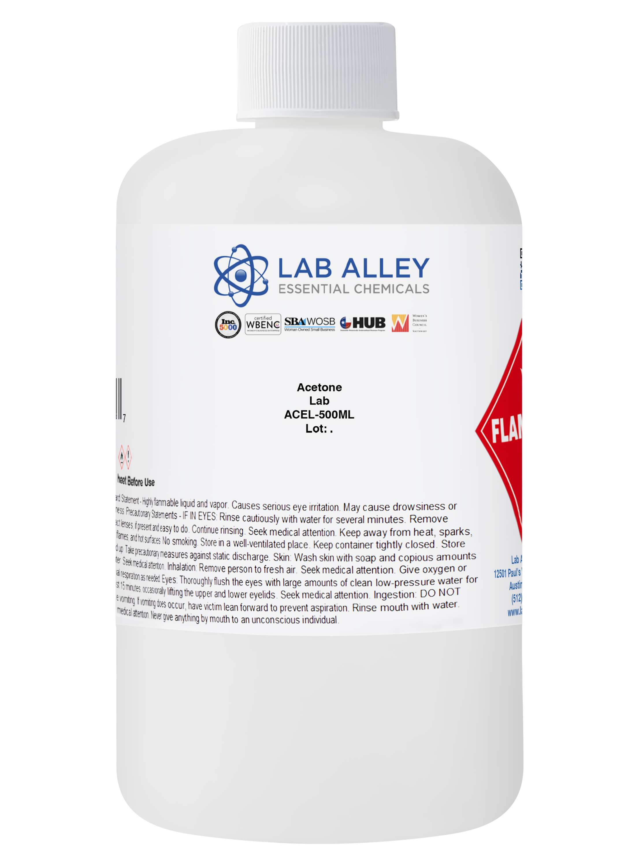 Acetone 99.5% Lab Grade