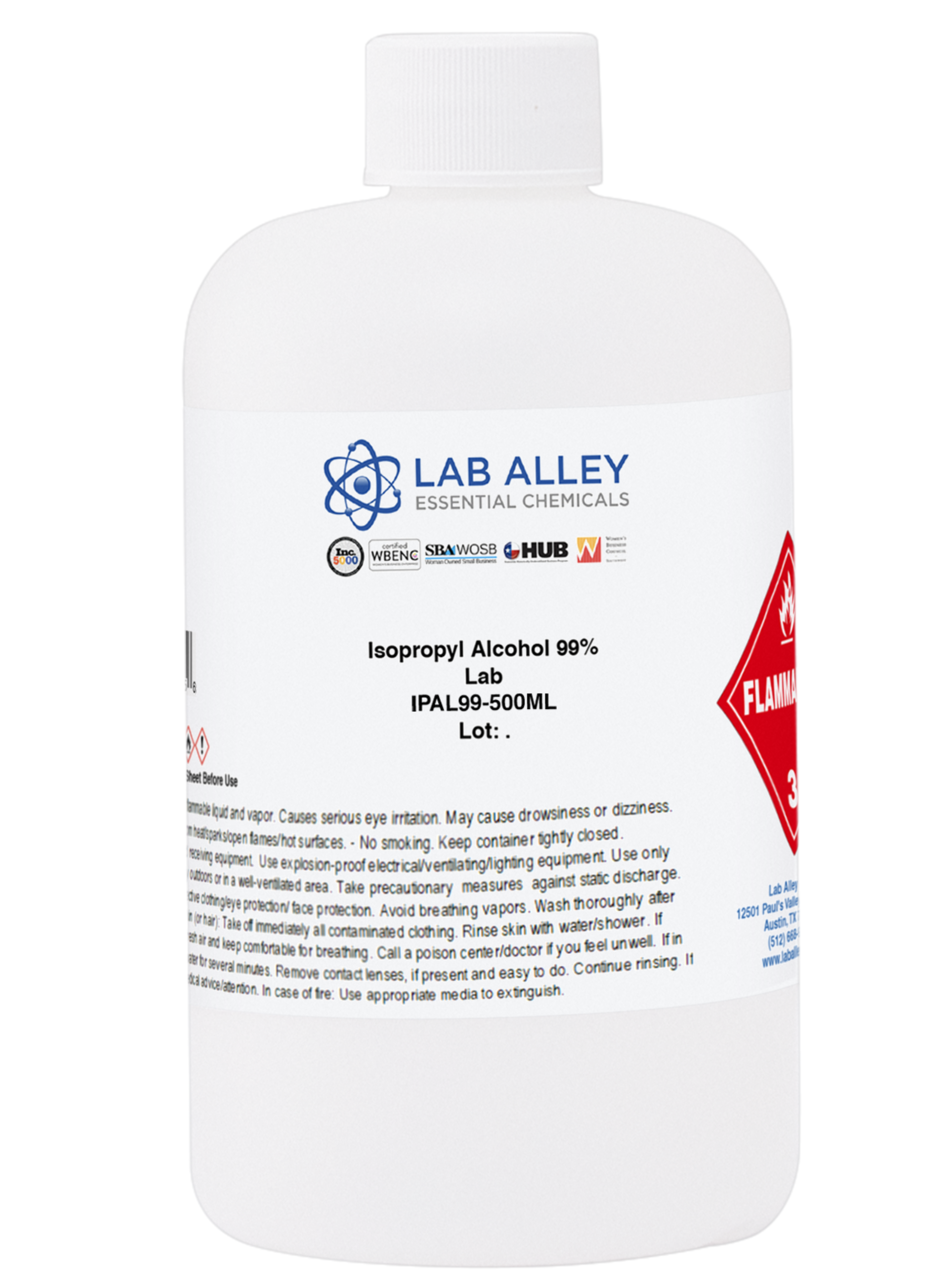 Isopropyl Alcohol 99.8% Lab Grade