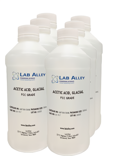 Acetic Acid Glacial 99% FCC/Food Grade, Kosher, Halal