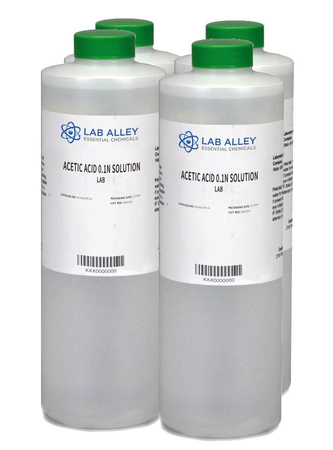 Acetic Acid 0.1N Solution, Lab