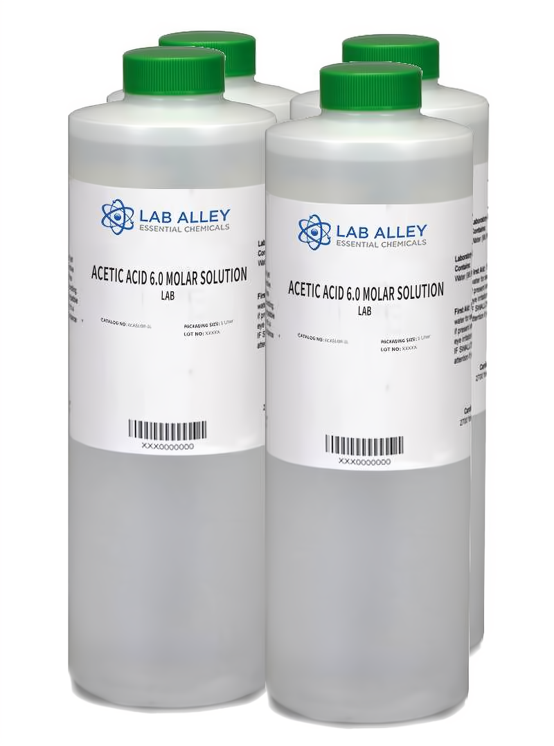 Acetic Acid 6.0 Molar Solution, Lab