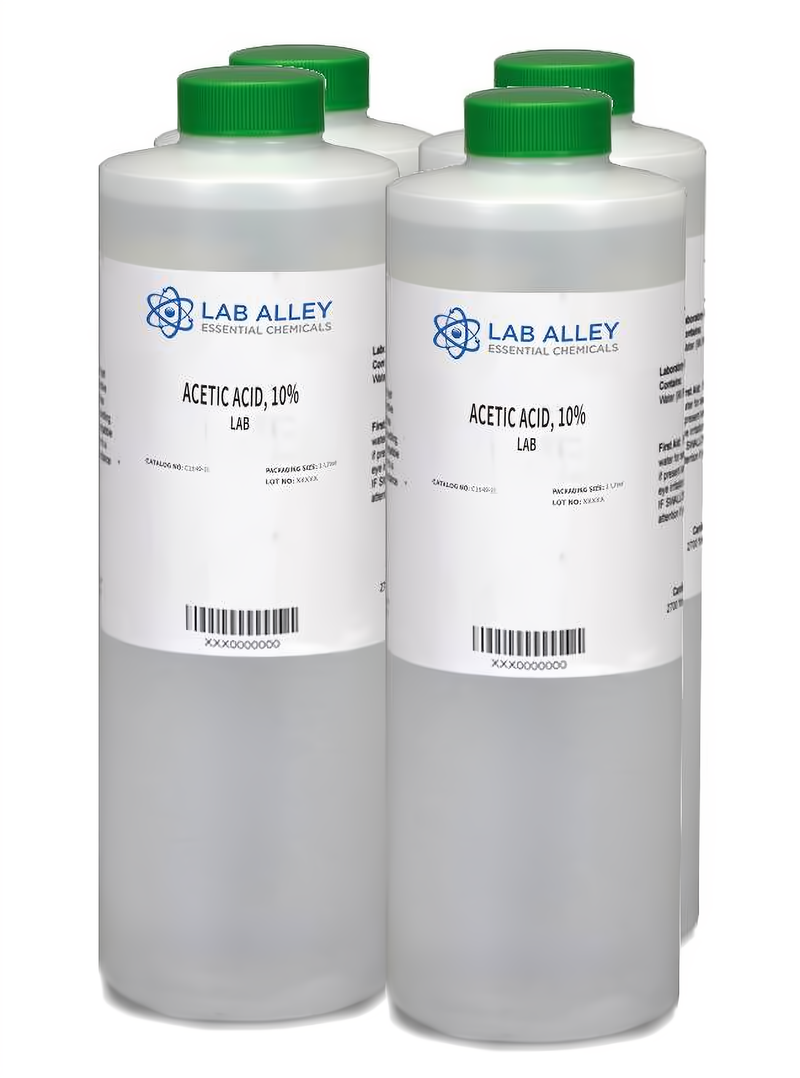 Acetic Acid 10% Solution Lab Grade