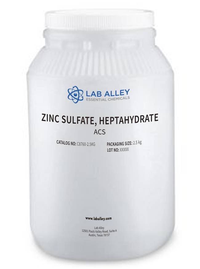 Zinc Sulfate Heptahydrate, ACS Grade