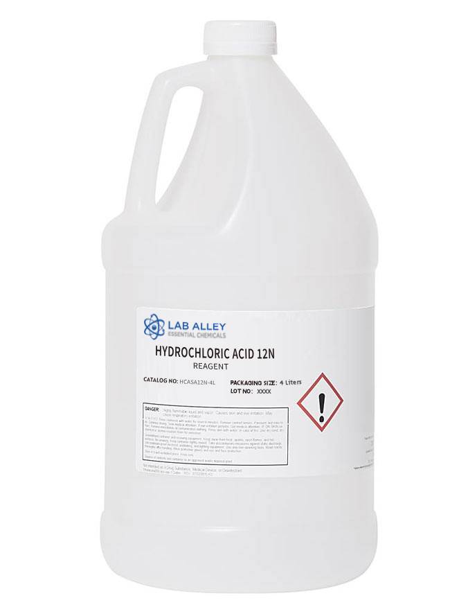 Hydrochloric Acid 12N, Reagent Grade