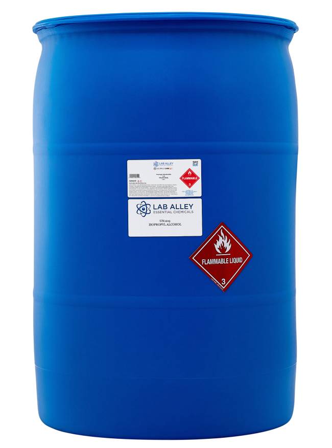 Isopropyl Alcohol 99.8% Lab Grade, 55 Gallon Drum