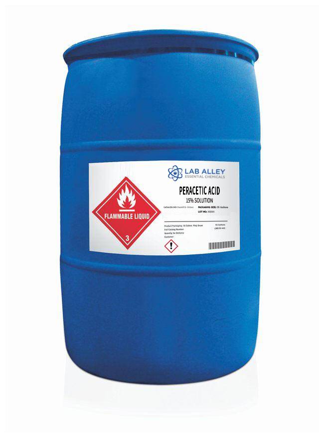 Peracetic Acid 15% Solution, 53 Gallons