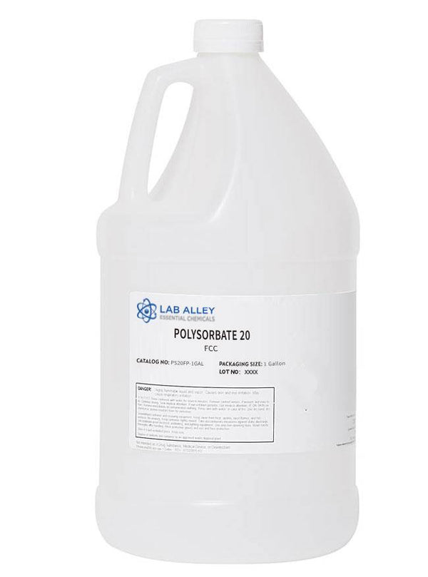 Polysorbate 20, Derived from Palm, RSPO, MB, Kosher, Halal