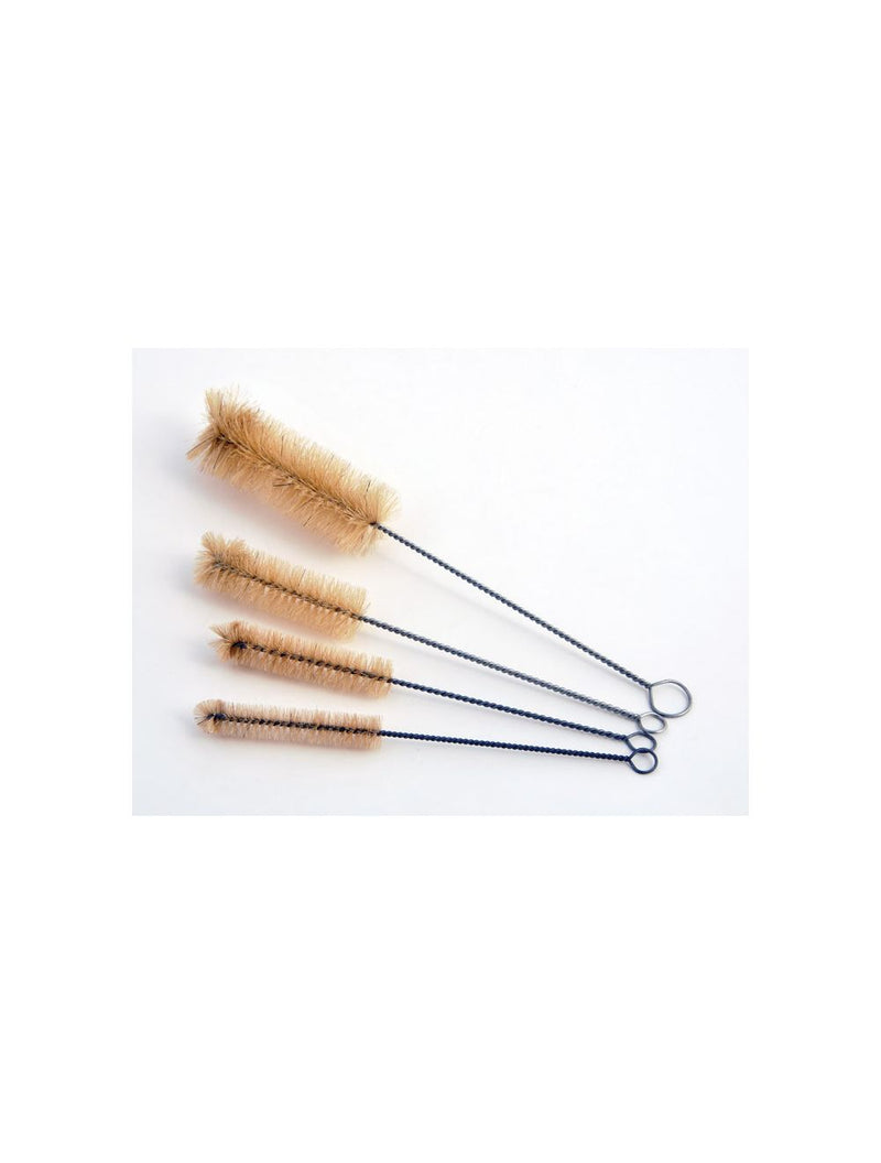 Test Tube Brushes, Natural Bristles (Pack of 12)