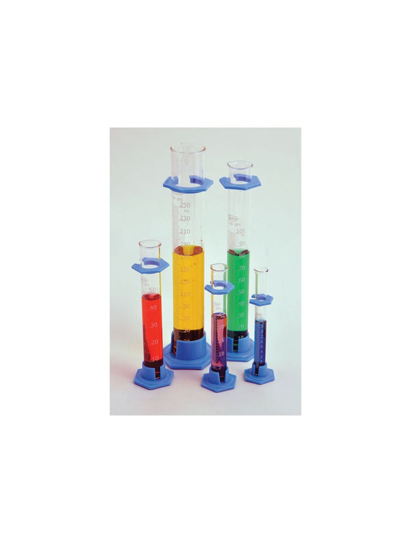 Class B Graduated Cylinders, Borosilicate Glass (with Plastic Base)