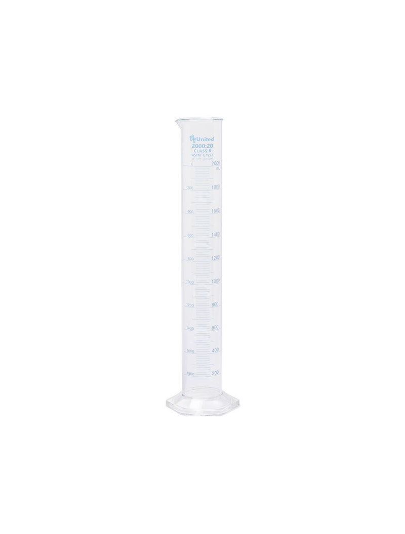 Graduated Cylinders, Double Scale, Class B, Borosilicate Glass