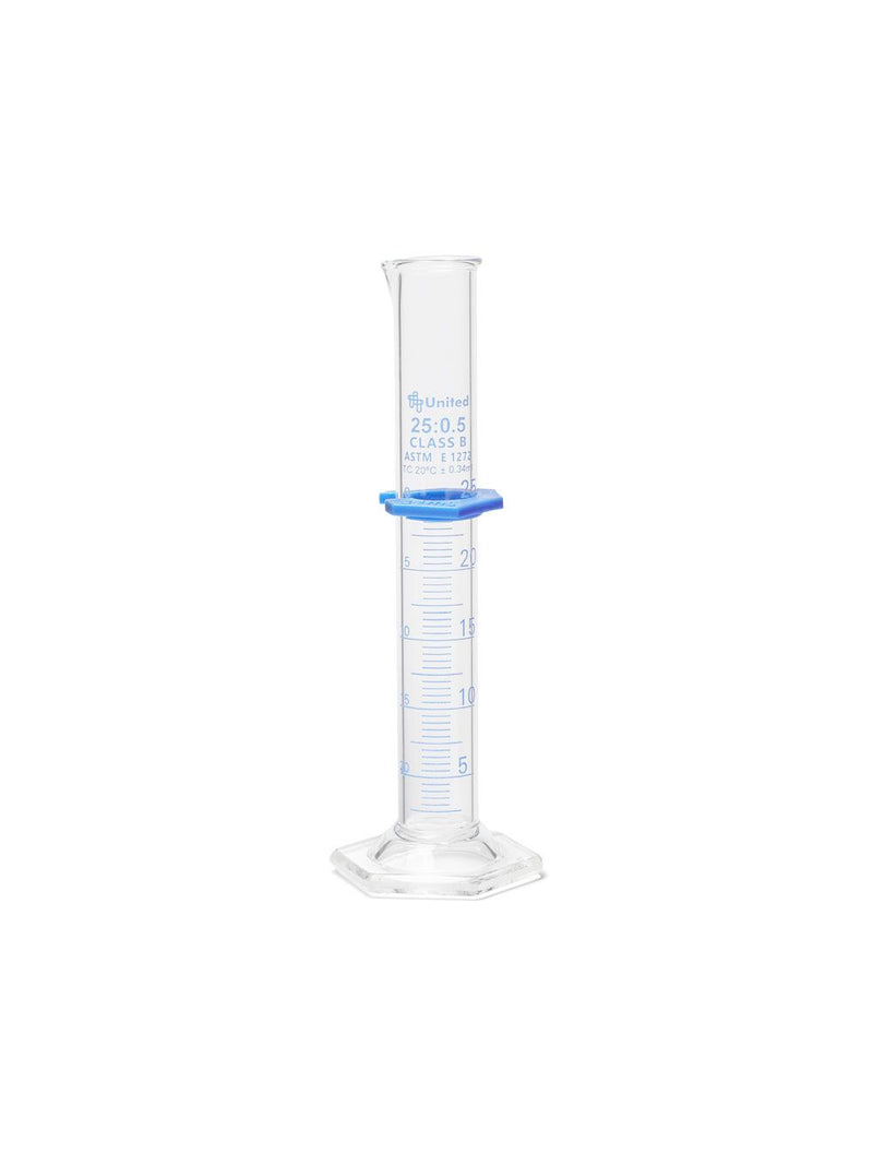 Graduated Cylinders, Double Scale, Class B, Borosilicate Glass