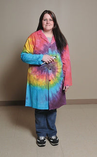 Tie-Dyed Laboratory Coat