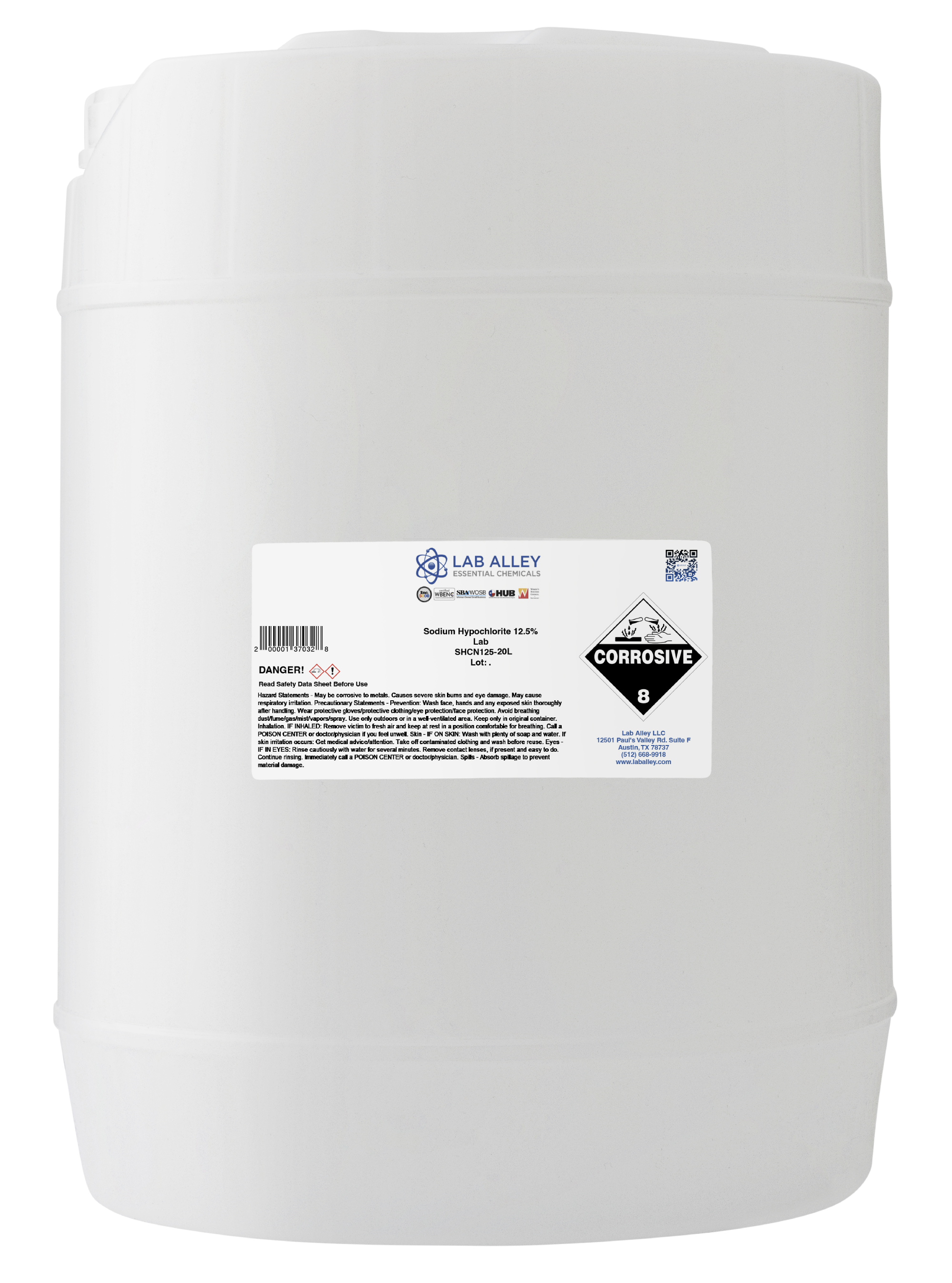 Sodium Hypochlorite 12.5% Solution