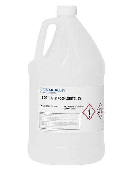 Sodium Hypochlorite 5% Solution 4 Liters