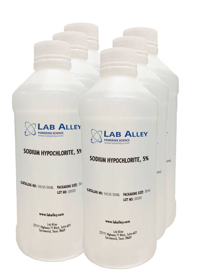 Sodium Hypochlorite 5% Solution 6x500mL Case