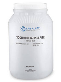 Sodium Metabisulfite, Crystalline Powder, FCC, Kosher, 1 Pound