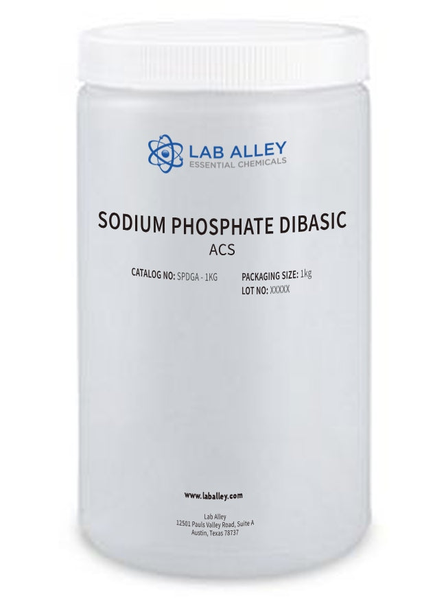 Sodium Phosphate Dibasic, Crystalline Powder, ACS Grade