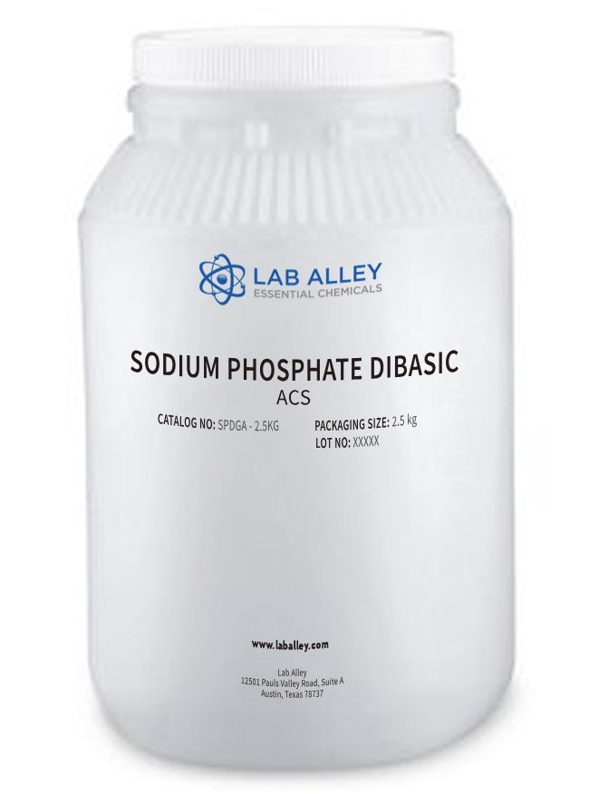 Sodium Phosphate Dibasic, Crystalline Powder, ACS Grade