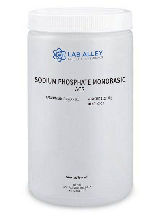 Sodium Phosphate Monobasic, Monohydrate, Crystals, ACS Grade