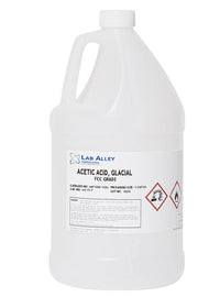 Acetic Acid, Glacial, Food Grade (FCC), Kosher, 500 mL