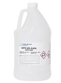 Acetic Acid, Glacial, USP/NF Grade, 500 mL. Does NOT require Hazmat fee.