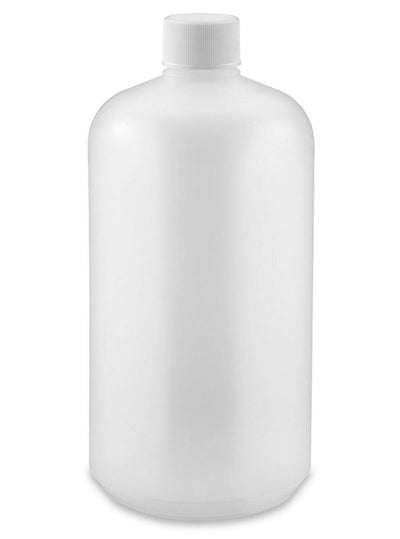 Natural Boston Round Bottles, 1 Liter