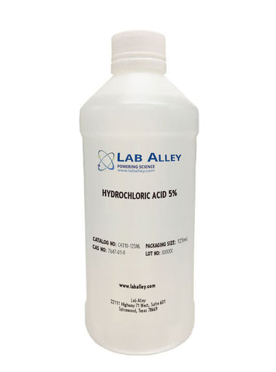 Hydrochloric Acid, 5%, 125ml