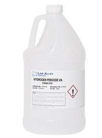 Hydrogen Peroxide, Lab Grade, 6% Stabilized, 1 Pint