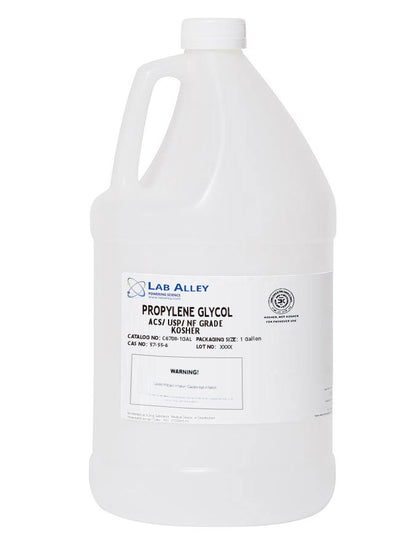 Propylene Glycol 99.5% USP/NF/FCC/Food Grade, Kosher, 1 Gallon