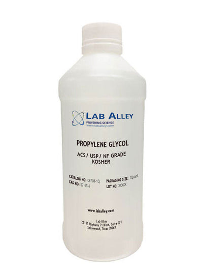 Propylene Glycol 99.5% USP/NF/FCC/Food Grade, Kosher, 1 Quart