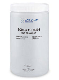 Sodium Chloride, Granular, USP Grade, Kosher, Halal