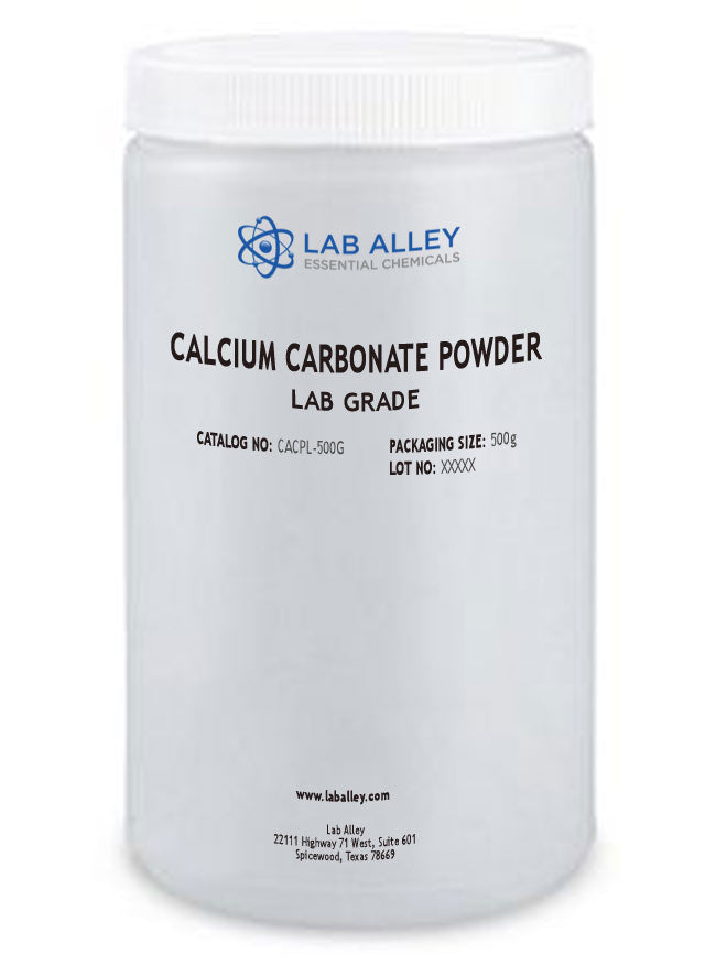 Calcium Carbonate Powder, Lab Grade, 500g