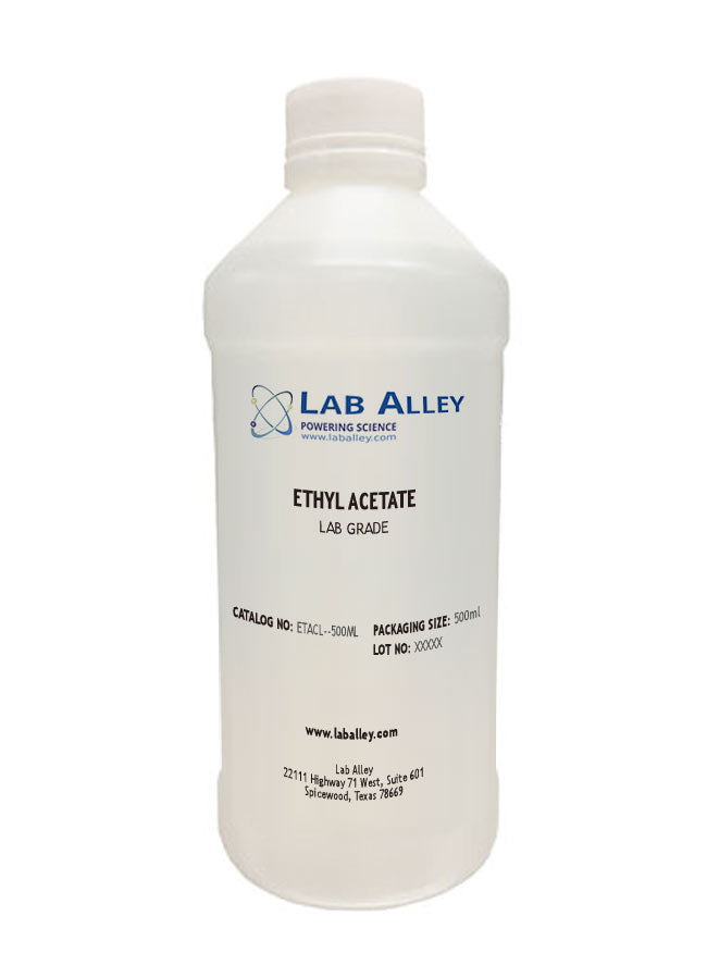 Ethyl Acetate Lab Grade, 500mL