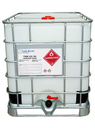 Formic Acid, Lab Grade, 90%, 270 Gallons