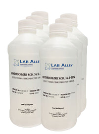 Hydrochloric Acid, Electronic Grade / Semiconductor Grade, 36.5-38%, 1 Pint