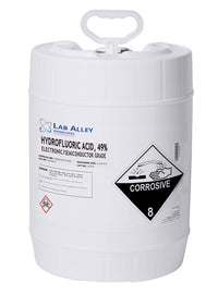 Hydrofluoric Acid, Electronic Grade / Semiconductor Grade, 49%, 1 Pint