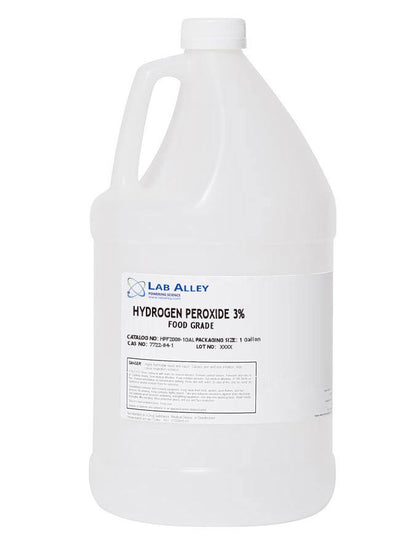 Hydrogen Peroxide, Food Grade, 3%, 1 Gallon