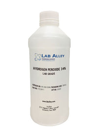 Hydrogen Peroxide 34%, Lab Grade, 500ml