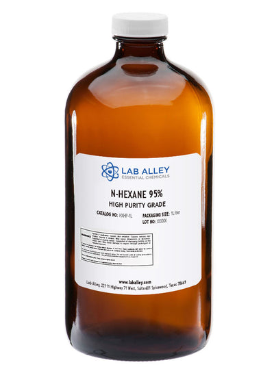 n-Hexane 95% High Purity Grade, 1 Liter