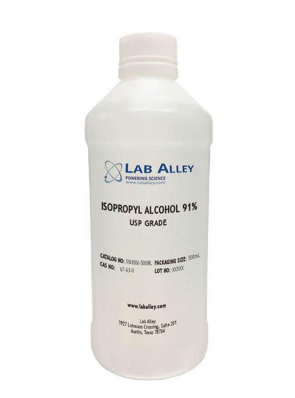 Alcool isopropylique à friction format de 500 ml.