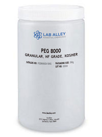 PEG 8000, Granular, NF Grade, Kosher, 1lb