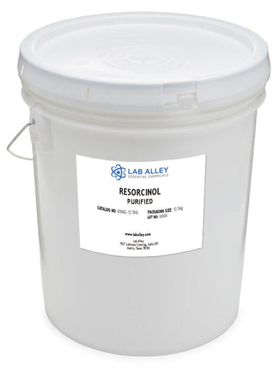 Resorcinol Crystals Purified, 12.5 Kilograms