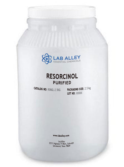 Resorcinol Crystals Purified, 2.5 Kilograms