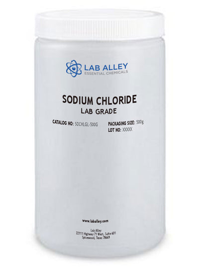 Sodium Chloride, Lab Grade, 500g